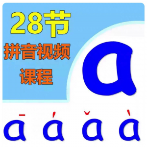 小学汉语拼音视频教学习拼读训练声母韵母教程儿童基础启蒙师资料-虚拟资料仓