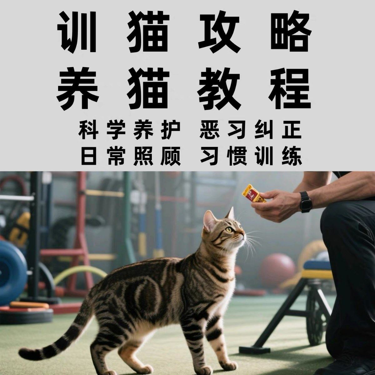 训猫入门培训教学视频课程驯猫教程家庭养猫指南攻略大全注意事项-虚拟资料仓