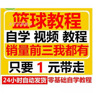 篮球视频教程大全教学训练教学课程基础打篮球技巧街球零基础入门-虚拟资料仓