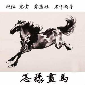 怎么画马视频教程教学自学画马技巧全套零基础入门到提高名水墨画-虚拟资料仓
