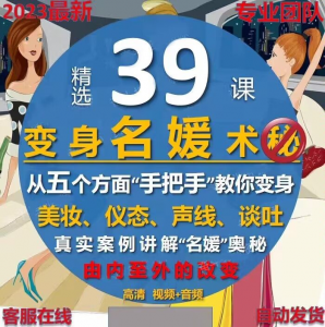 名媛打造读心术教程男性思维提高情商女性心理学思维逻辑心理课程-虚拟资料仓