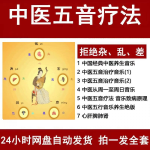 图片[1]-中医音乐疗法五行五音频视频养生馆全套宫商角徵疗愈解压音药mp3-虚拟资料仓