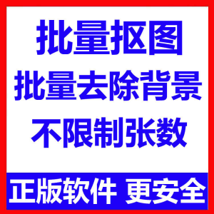 批量抠图工具 全自动去除图片背景软件 本地运行 不限制张数-虚拟资料仓