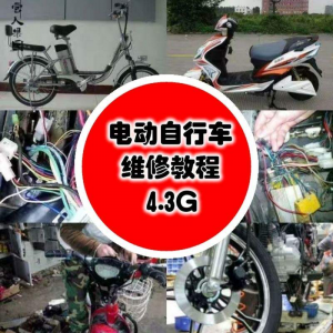 学电动车维修技术电动自行车维修技术电瓶修复技巧视频教程教学-虚拟资料仓